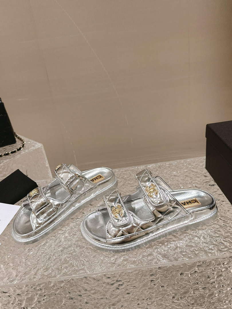 Chanel Women's Velcro sandals Fashion Shoes C93243 - Sneaker Replica Workshop