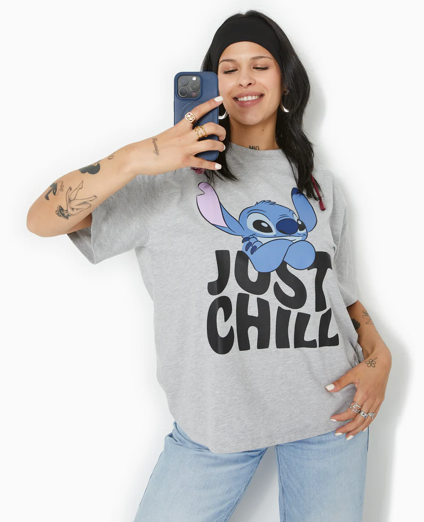 Pimkie T-shirt oversize STITCH