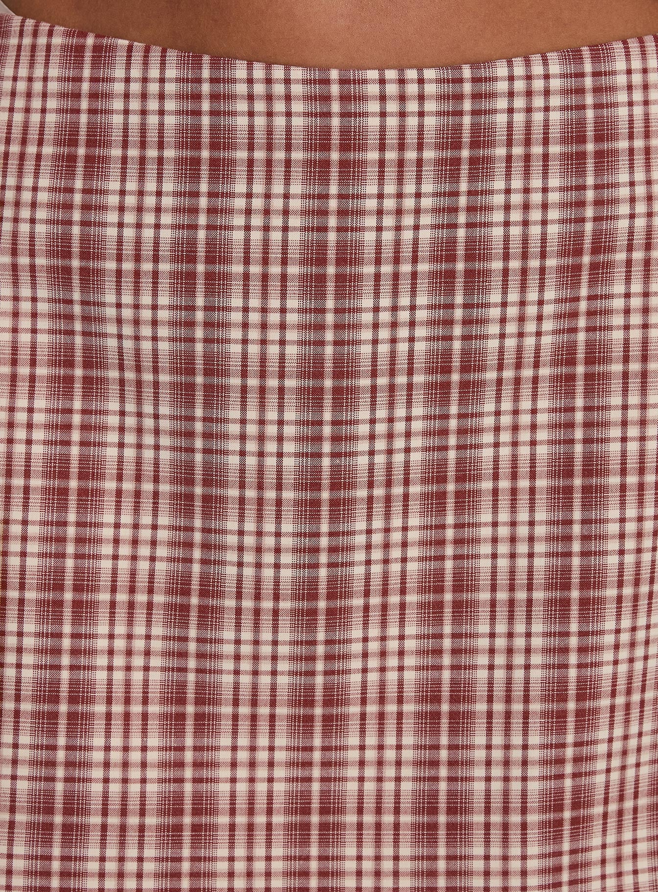Theodosia Mini Skirt Red Check
