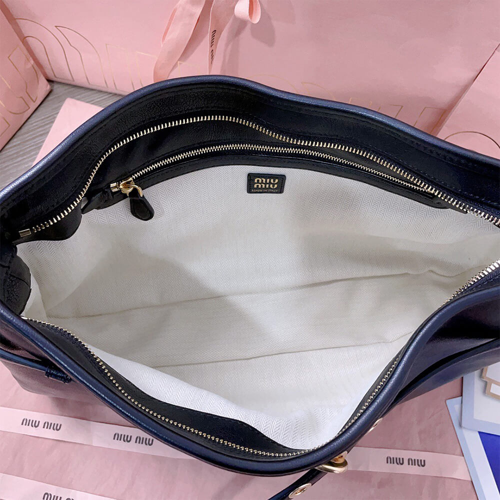 MIUMIU Medium Aventure nappa leather bag(HIGH-END GRADE) - Top Club