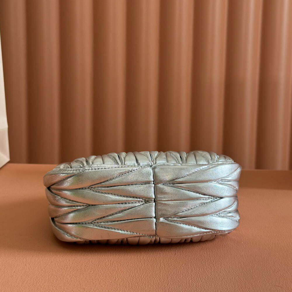 Mini Wander matelasse nappa leather hobo bag(high-end grade) - Top Club