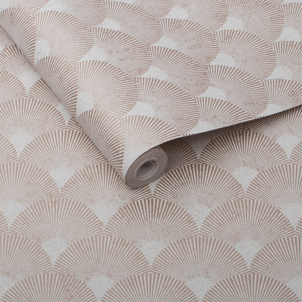 Graham & Brown  vliesbehang  Fan Rose Gold Graham & Brown  vliesbehang  Fan Rose Gold