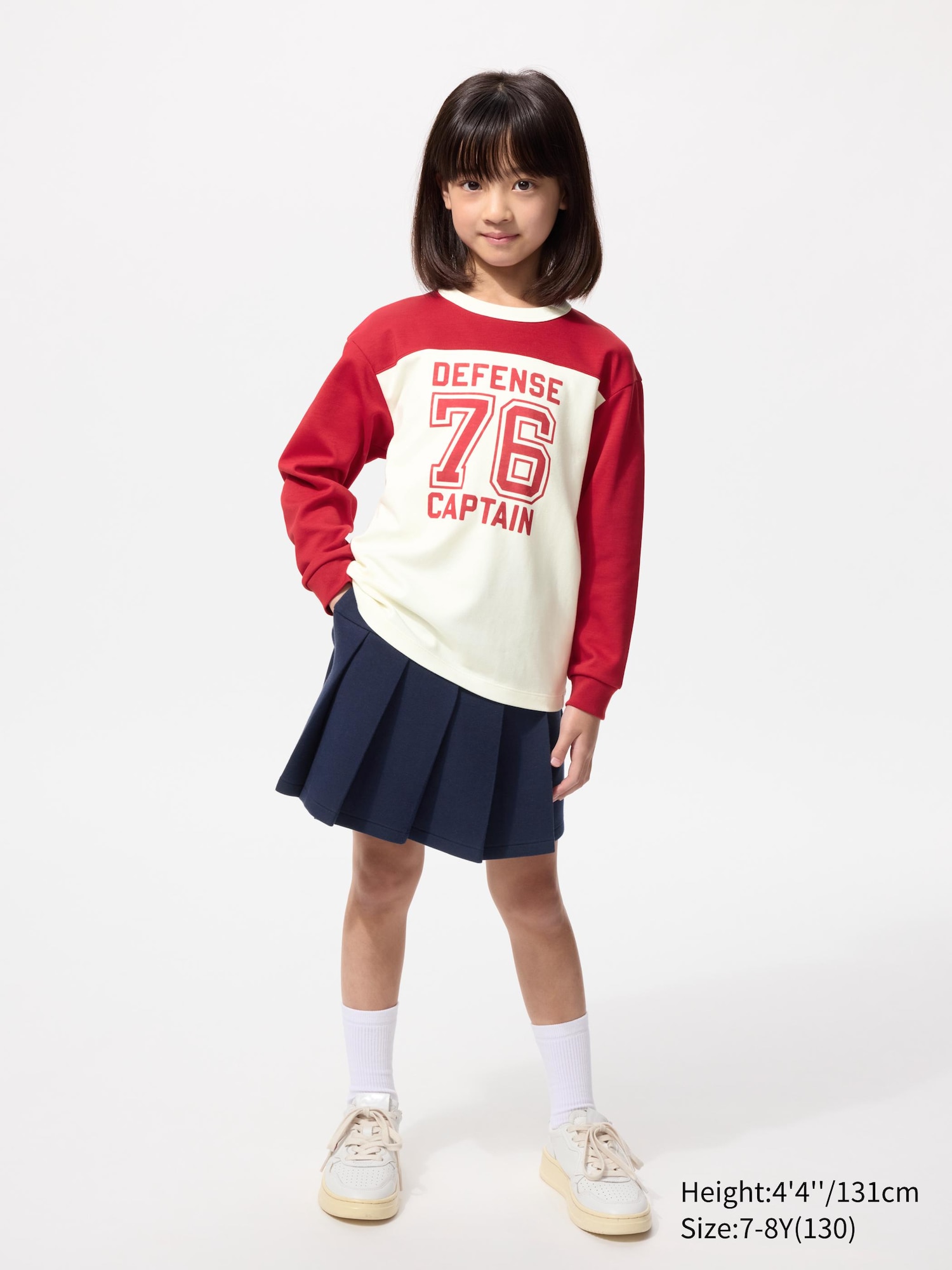 KIDS AIRism Cotton Crew Neck T-Shirt Long Sleeve
