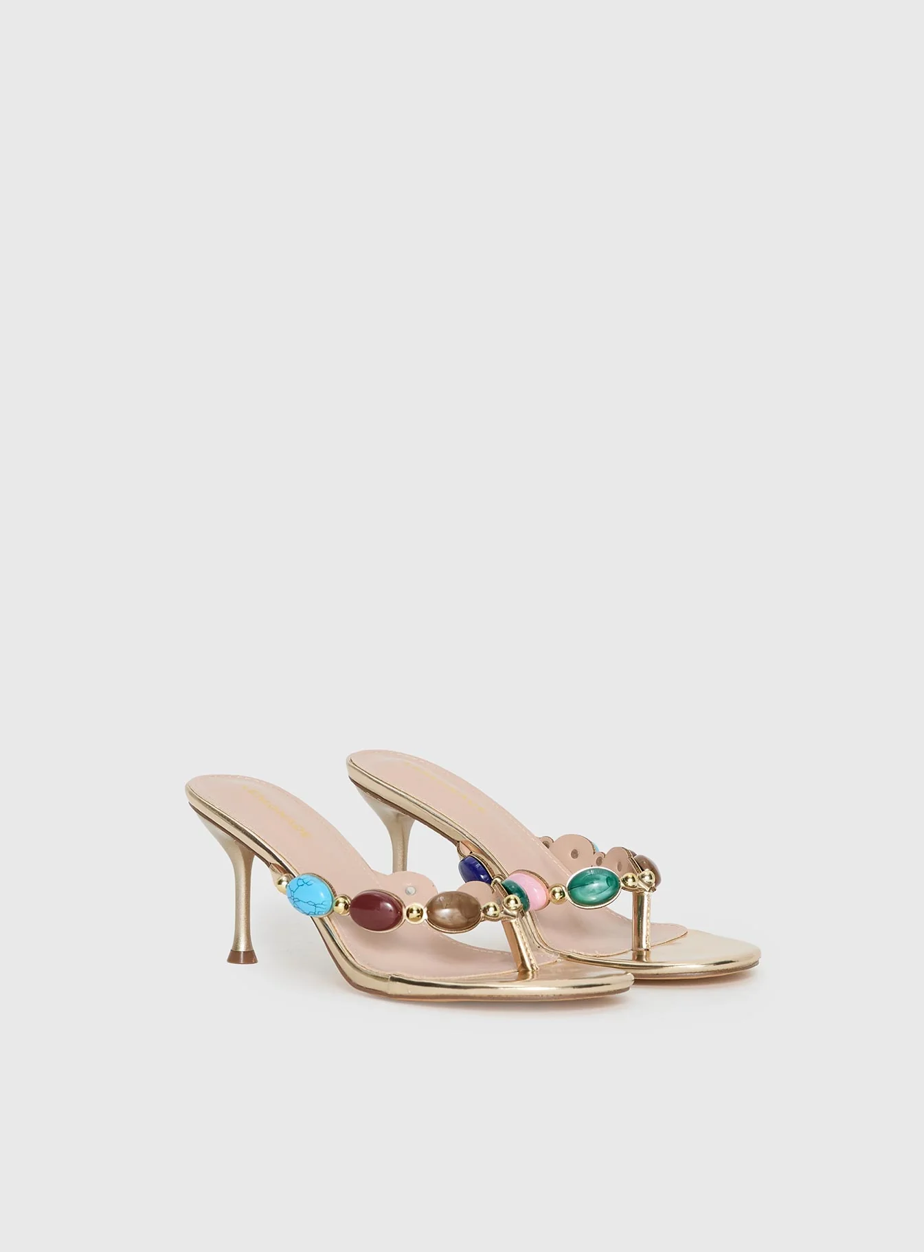 Nina Bead Heels Multi