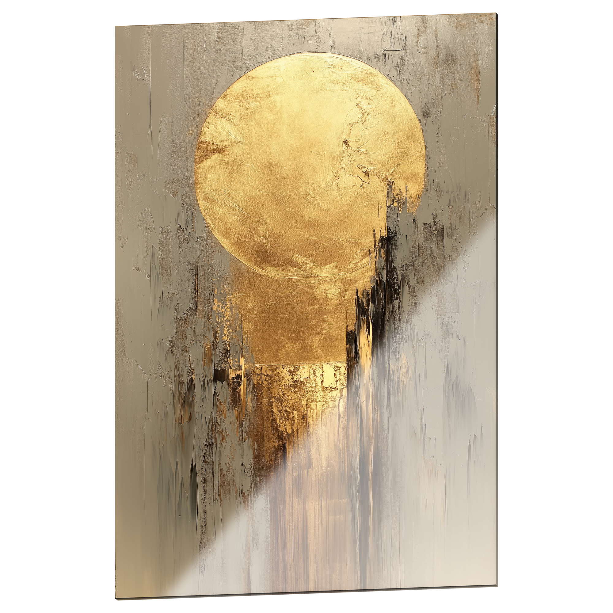 Plexiglas schilderij 'Lux Japandi Golden Sunset' 80x120cm