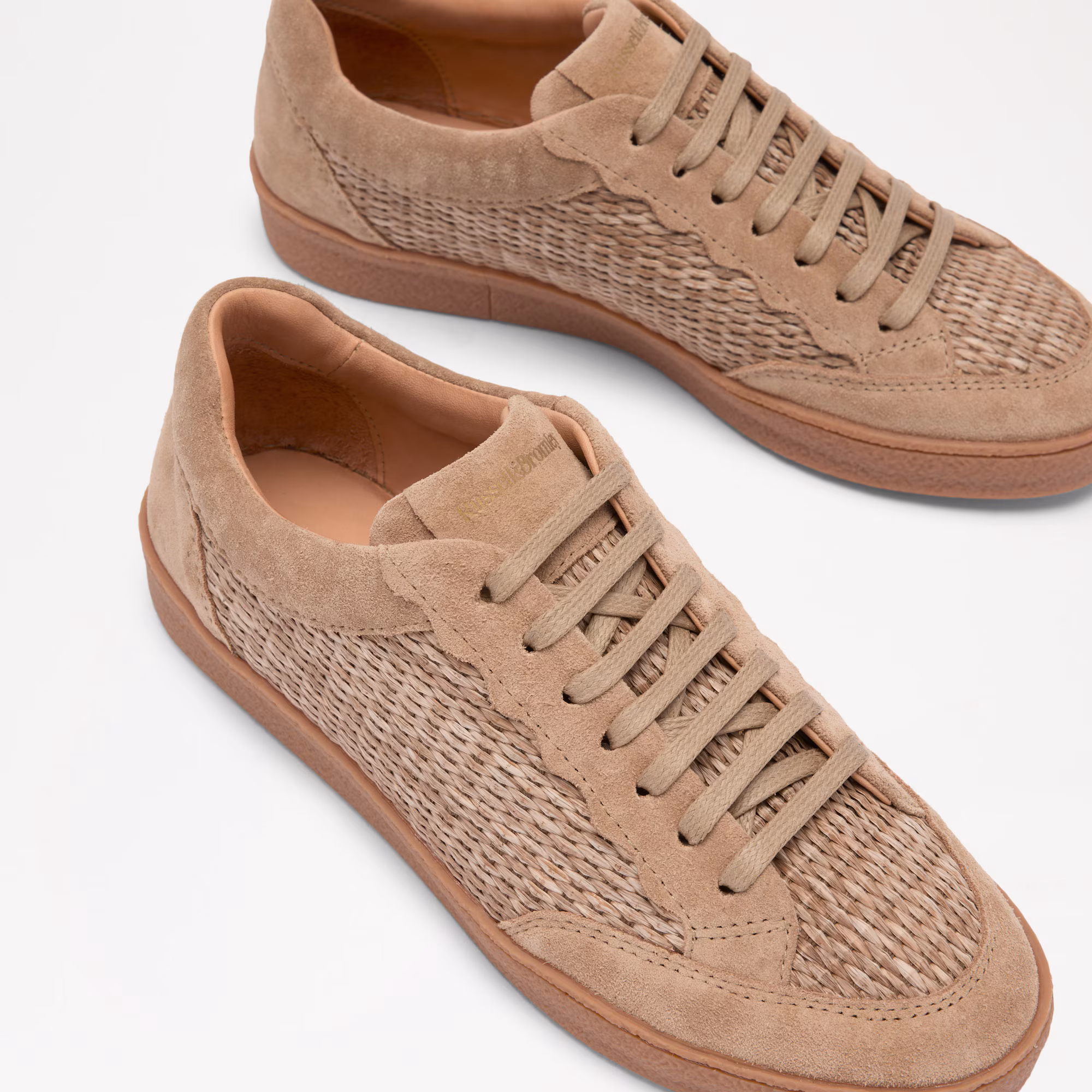 RollerScalloped Lace Up Trainer