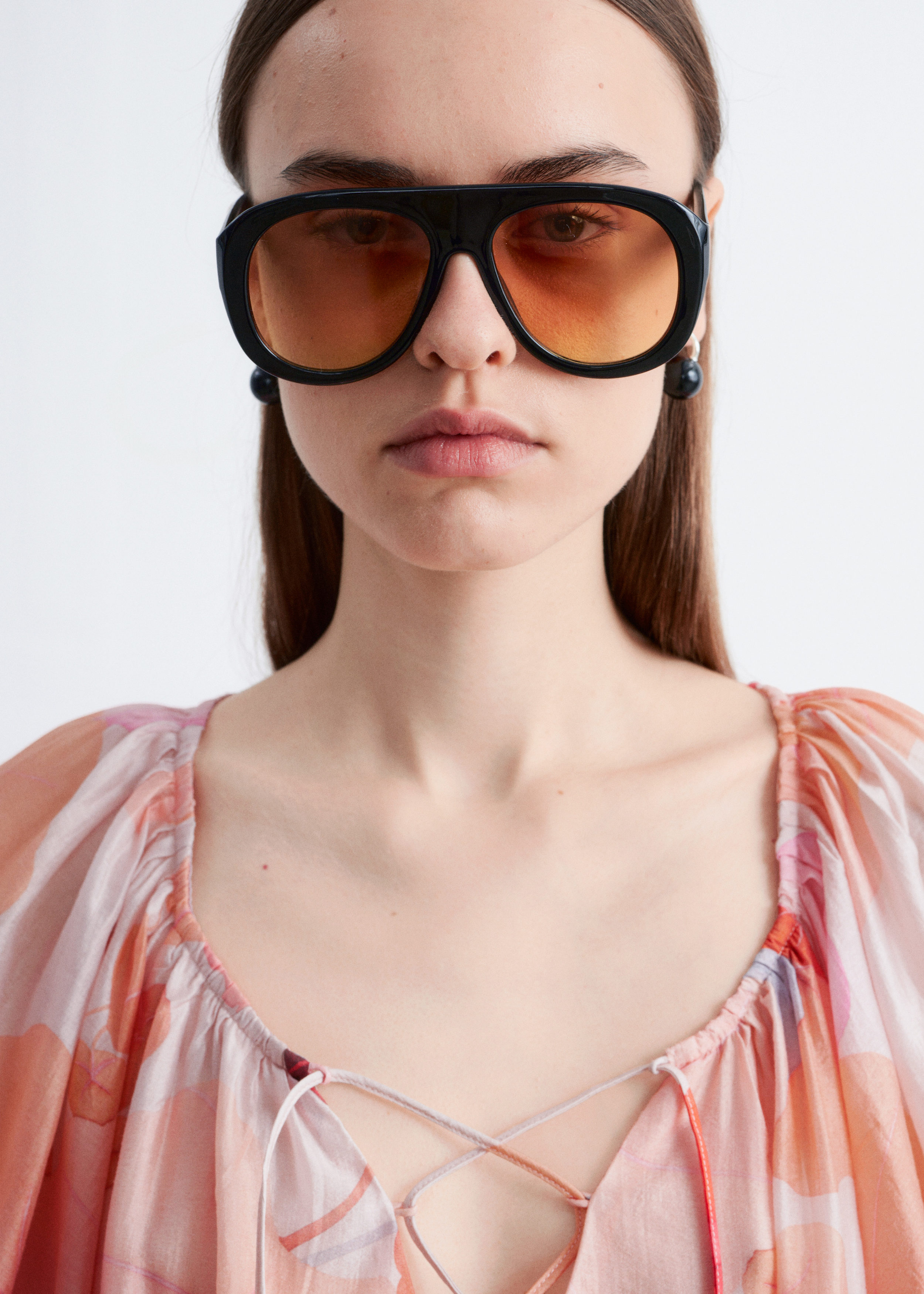 & Other Stories RUFFLE MINI DRESS