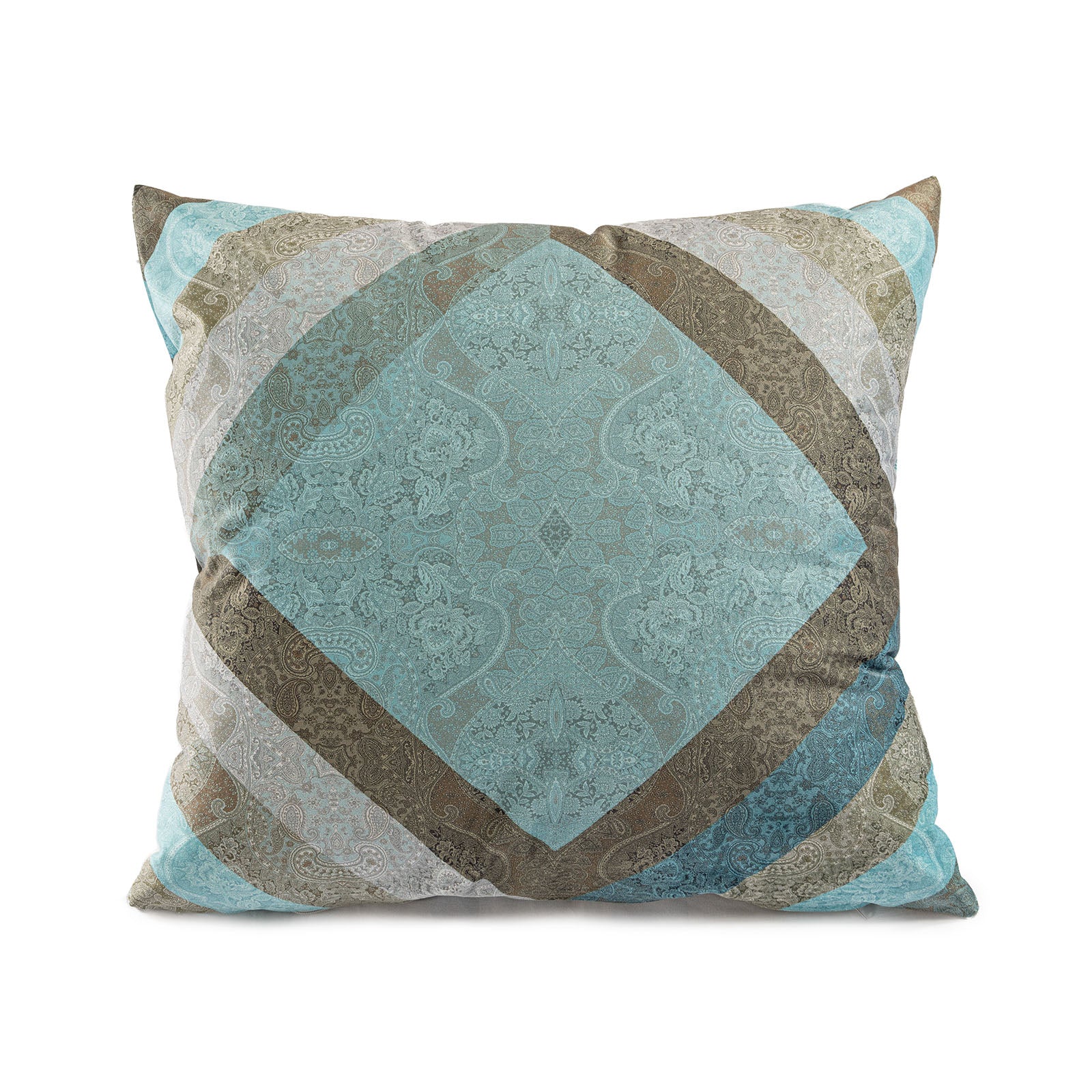 Cuscino Arredo In Velluto Regency Cm. 50X50 Pavone Modern