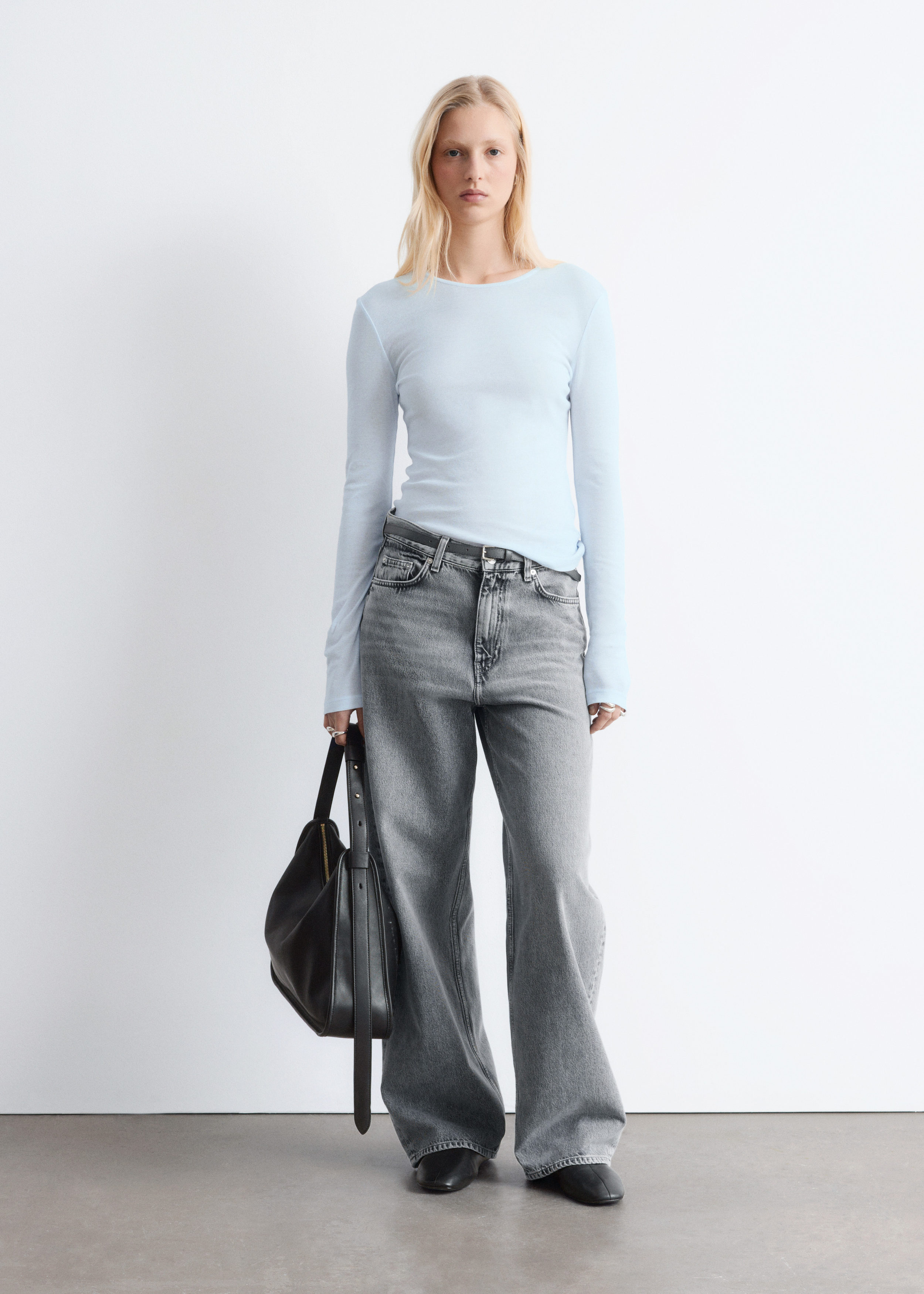 & Other Stories SHEER LONG-SLEEVE TOP