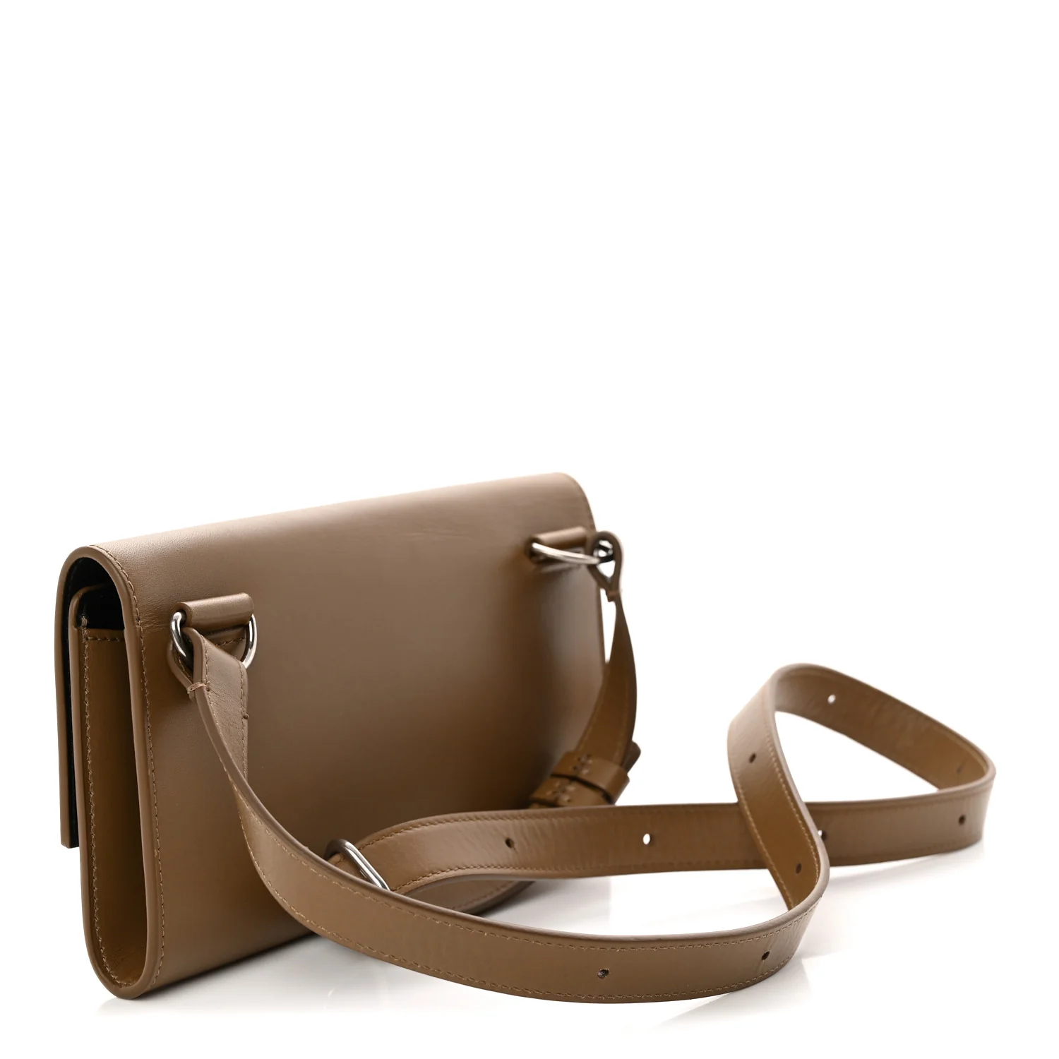 Smooth Calfskin Belt Flap Bag Incense - Top Club