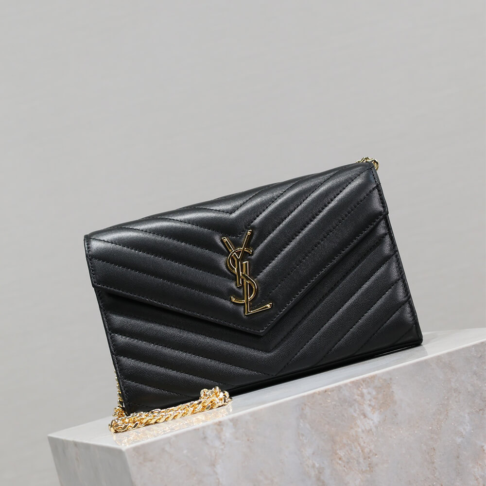 YSL cassandre chain wallet in lambskin - Top Club