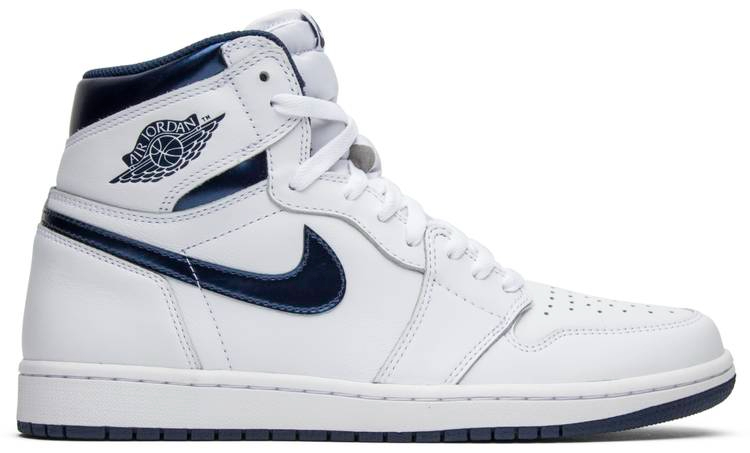 Air Jordan 1 Retro High OG  Metallic Navy  555088-106 - Sneaker Replica Workshop