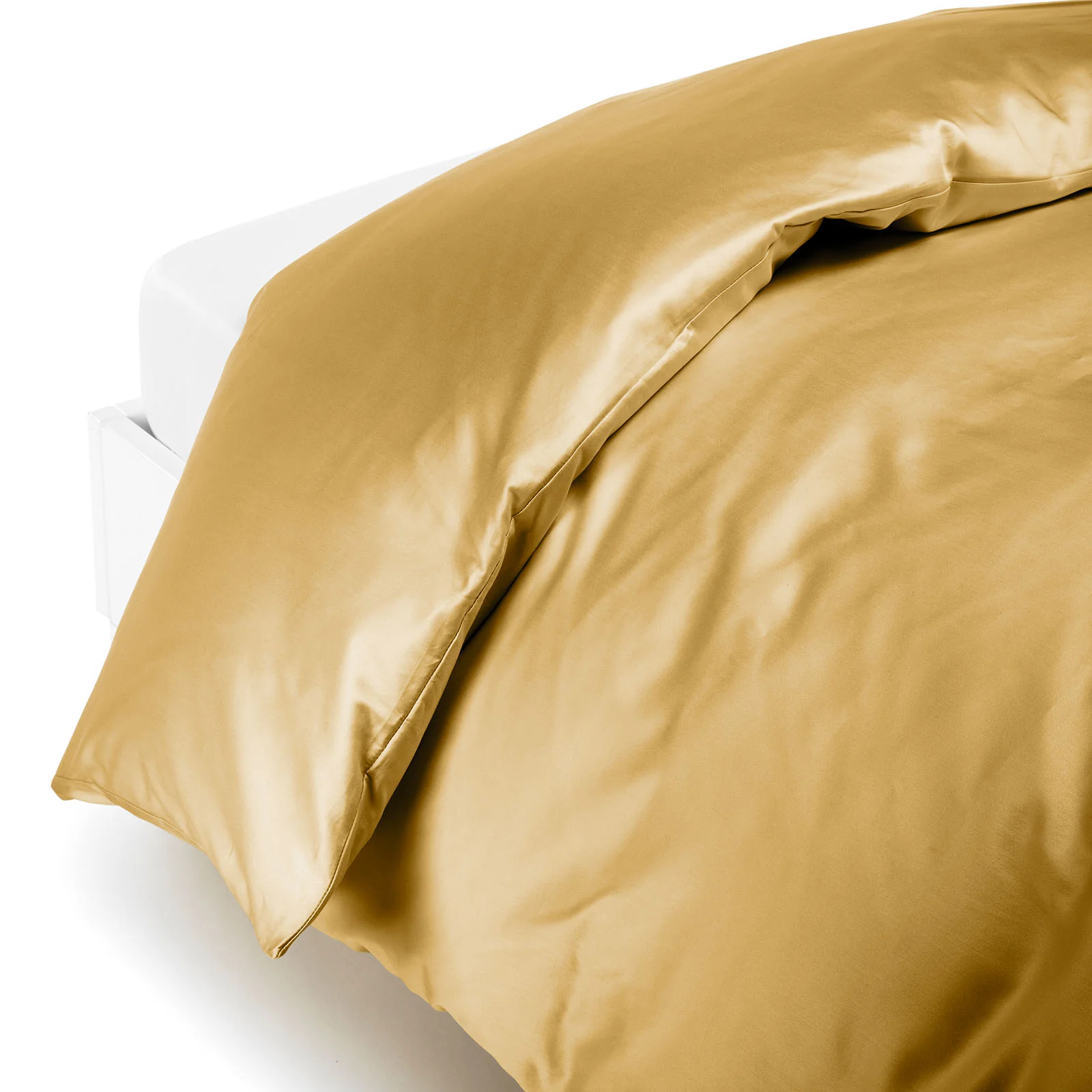 Sacco Copripiumino In Raso Di Cotone Raso Matrimoniale Gold Caleffi