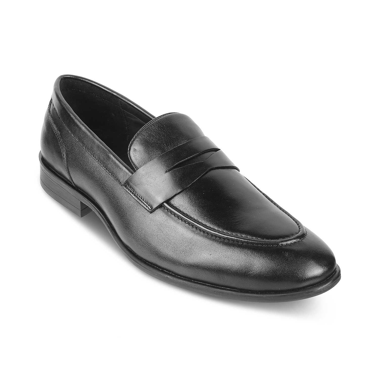 POPECHO Men's Leather Penny Loafers