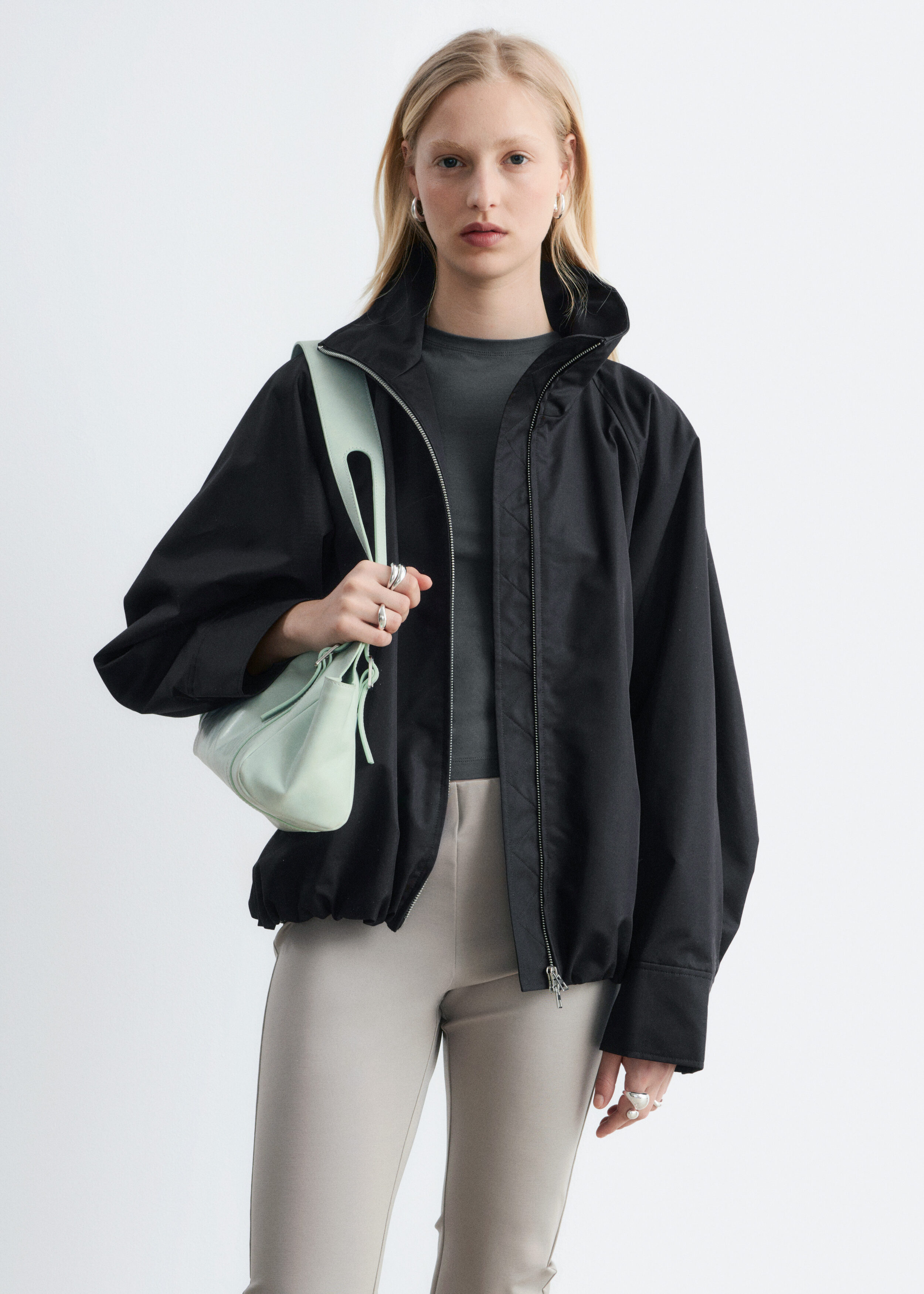 & Other Stories ZIP-UP TWILL JACKET