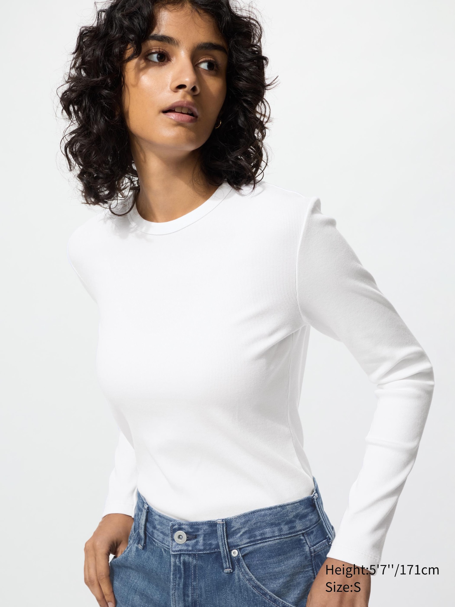 Soft Ribbed Long Sleeve T-Shirt