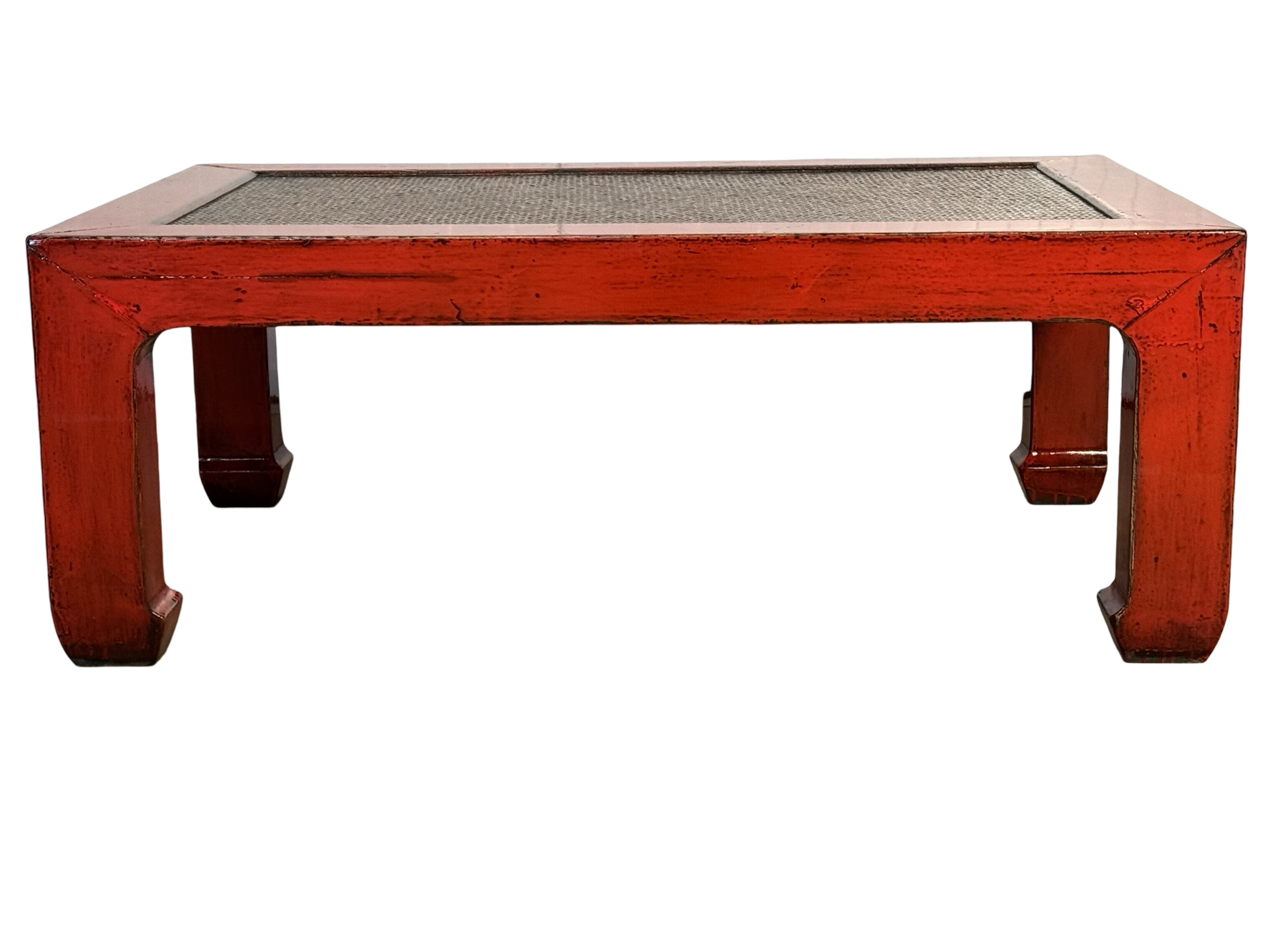 Salontafel met webbing uniek