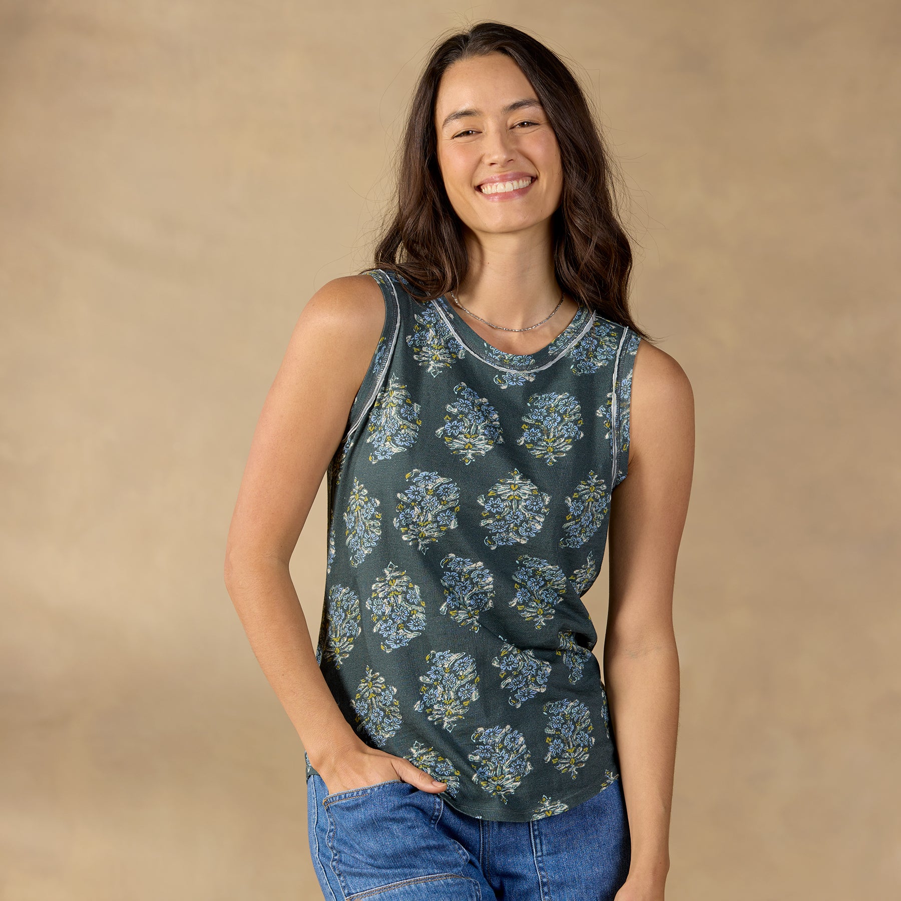 Mollie Printed Tank - Sundance Living
