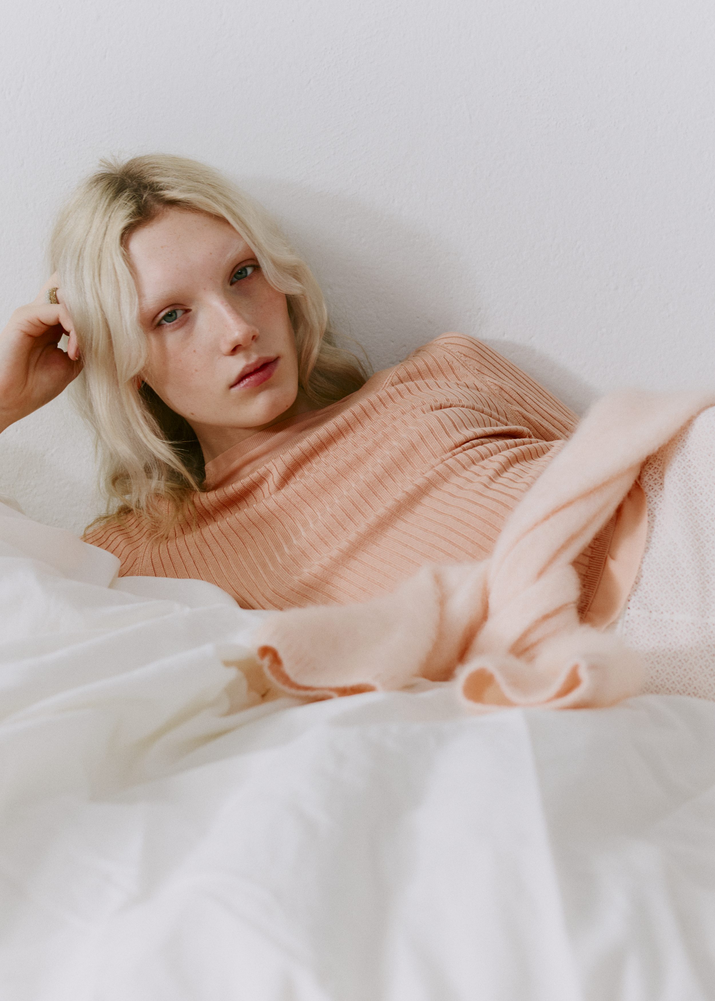 & Other Stories BOAT-NECK RIB-KNIT TOP