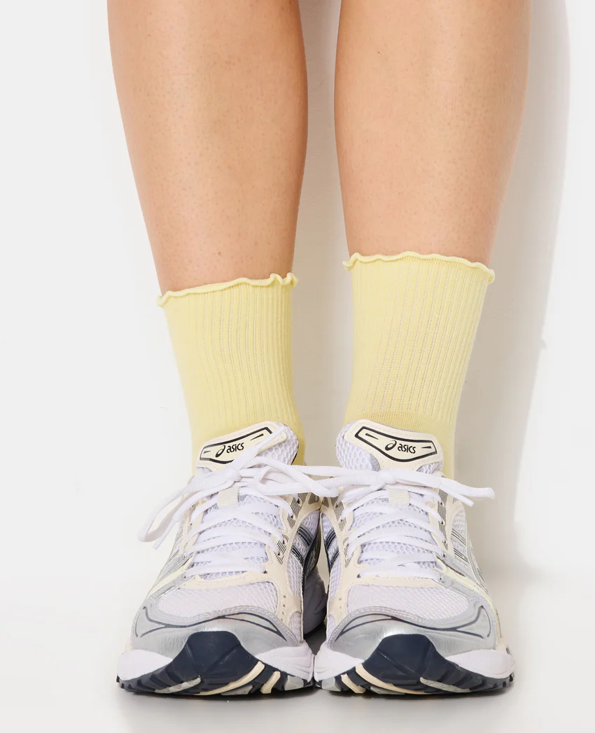Pimkie Lot de 2 paires de chaussettes avec finitions ondulées