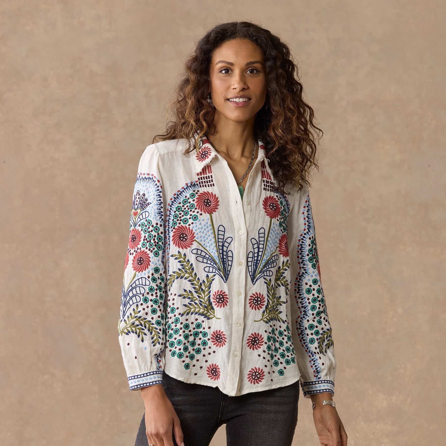 Canyon Sunset Shirt, Petite - Sundance Living