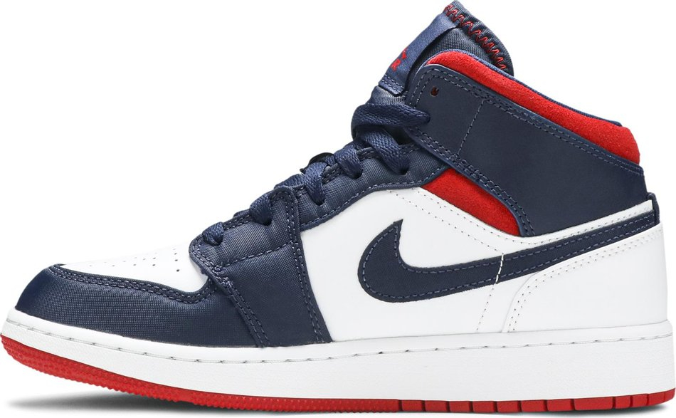 Air Jordan 1 Mid GS  USA Olympic  BQ6931-104 - Sneaker Replica Workshop