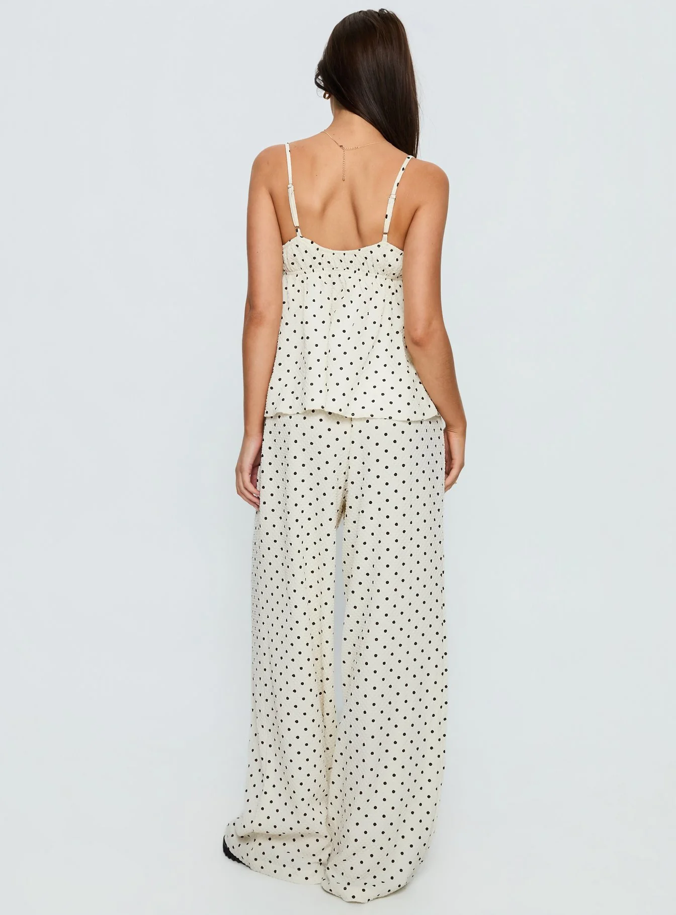 Cassini Set White Polka