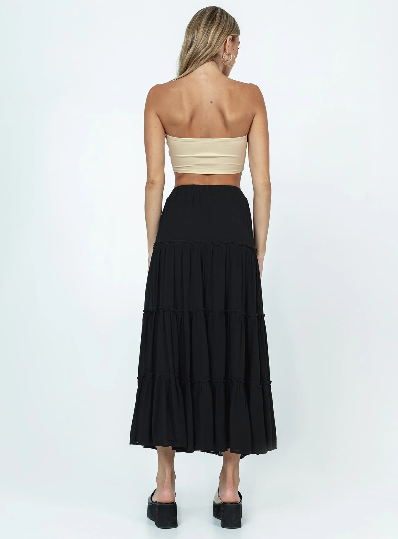Miriah Maxi Skirt Black
