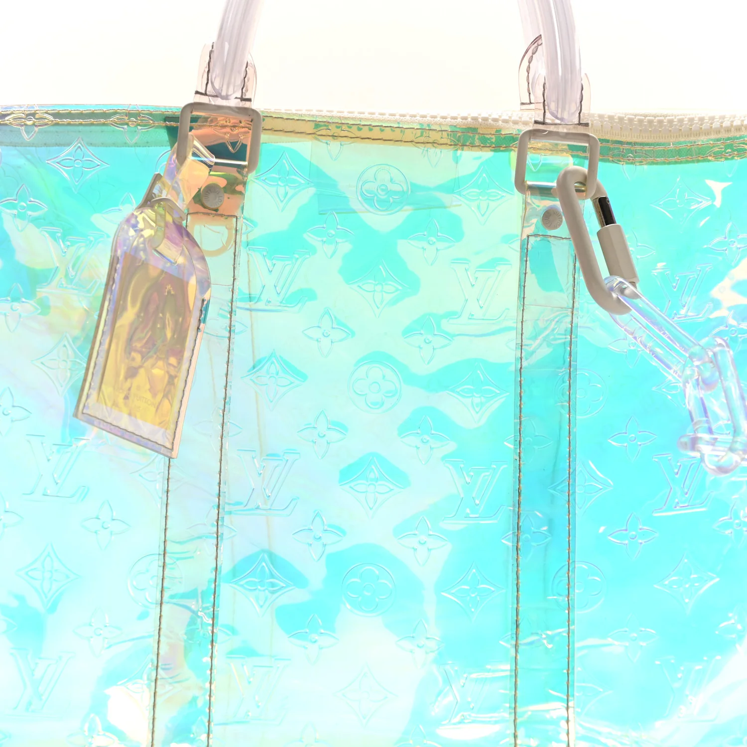 PVC Monogram Keepall Bandouliere 50 Iridescent Prism - Top Club