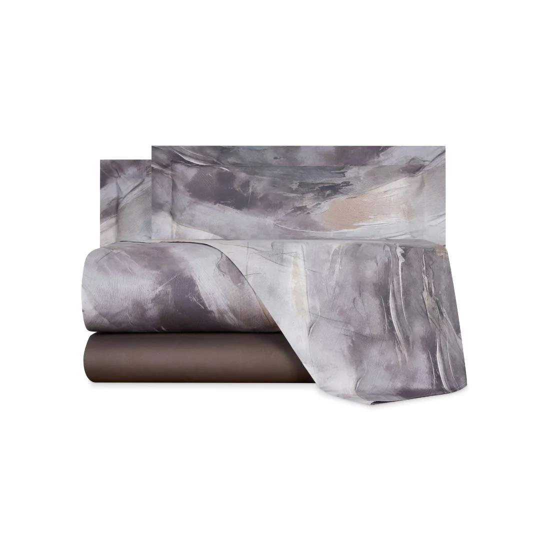 Completo Lenzuola In Percalle Wind Matrimoniale