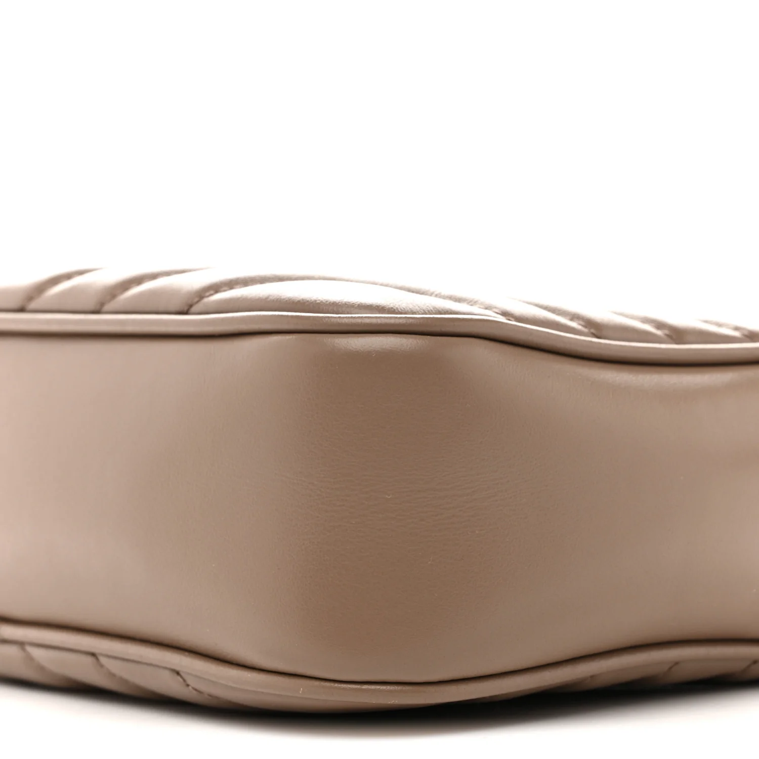 Calfskin Matelasse Monogram Lou Camera Bag Dark Beige - Top Club