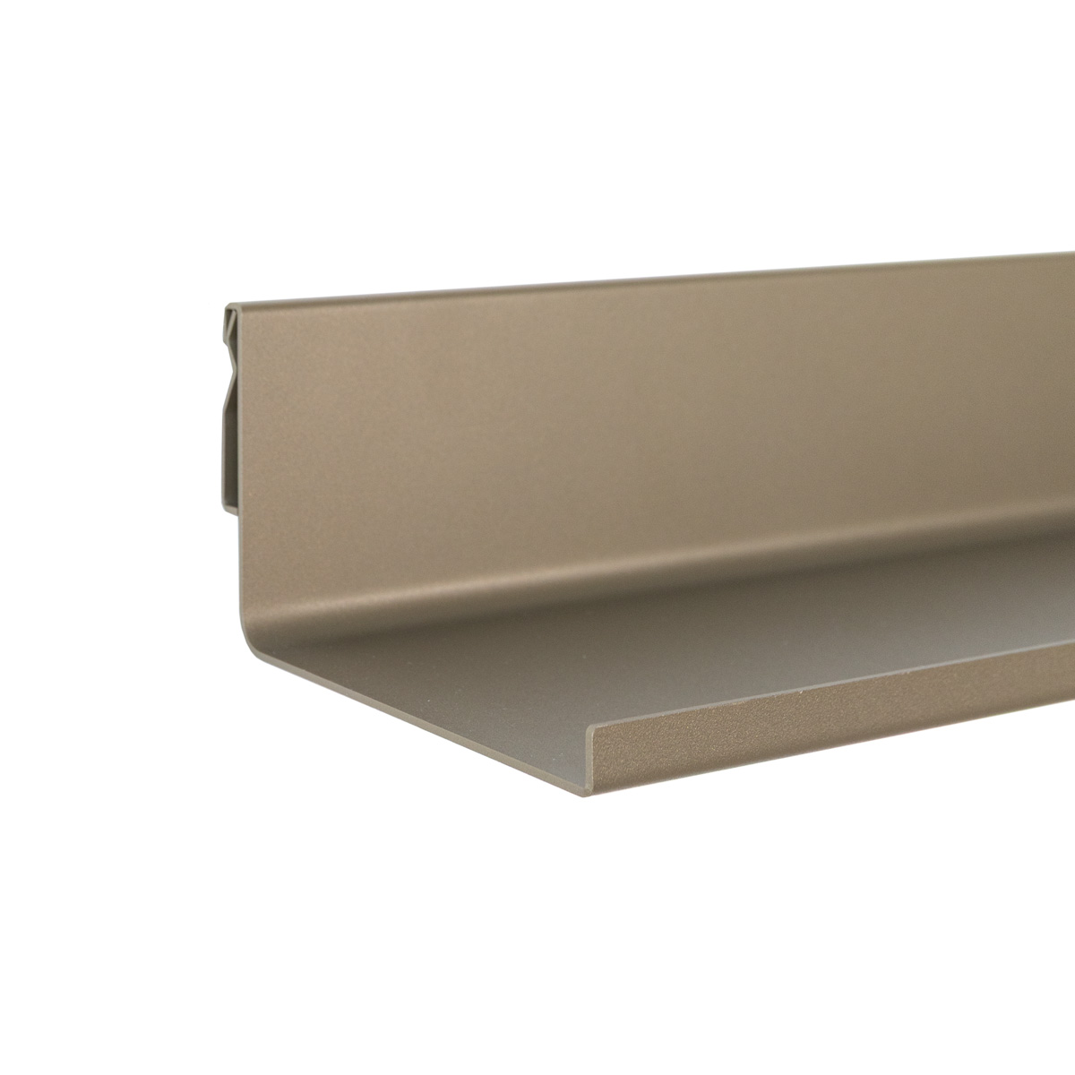 Wandplank 150x15 cm anodic brons