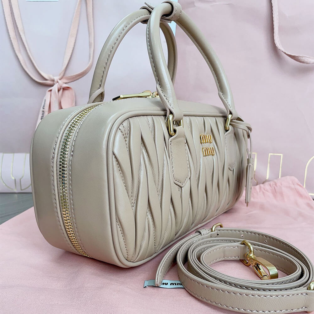 MIUMIU Large Arcadie matelasse nappa Bag(HIGH-END GRADE) - Top Club