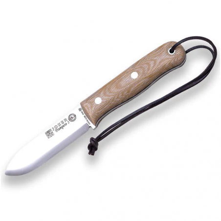 Joker BS9 Trampero Scandi Micarta Beige - Survival and buschcraft knife