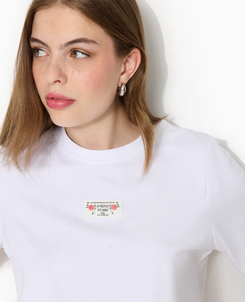 Pimkie T-shirt avec étiquette cousue devant