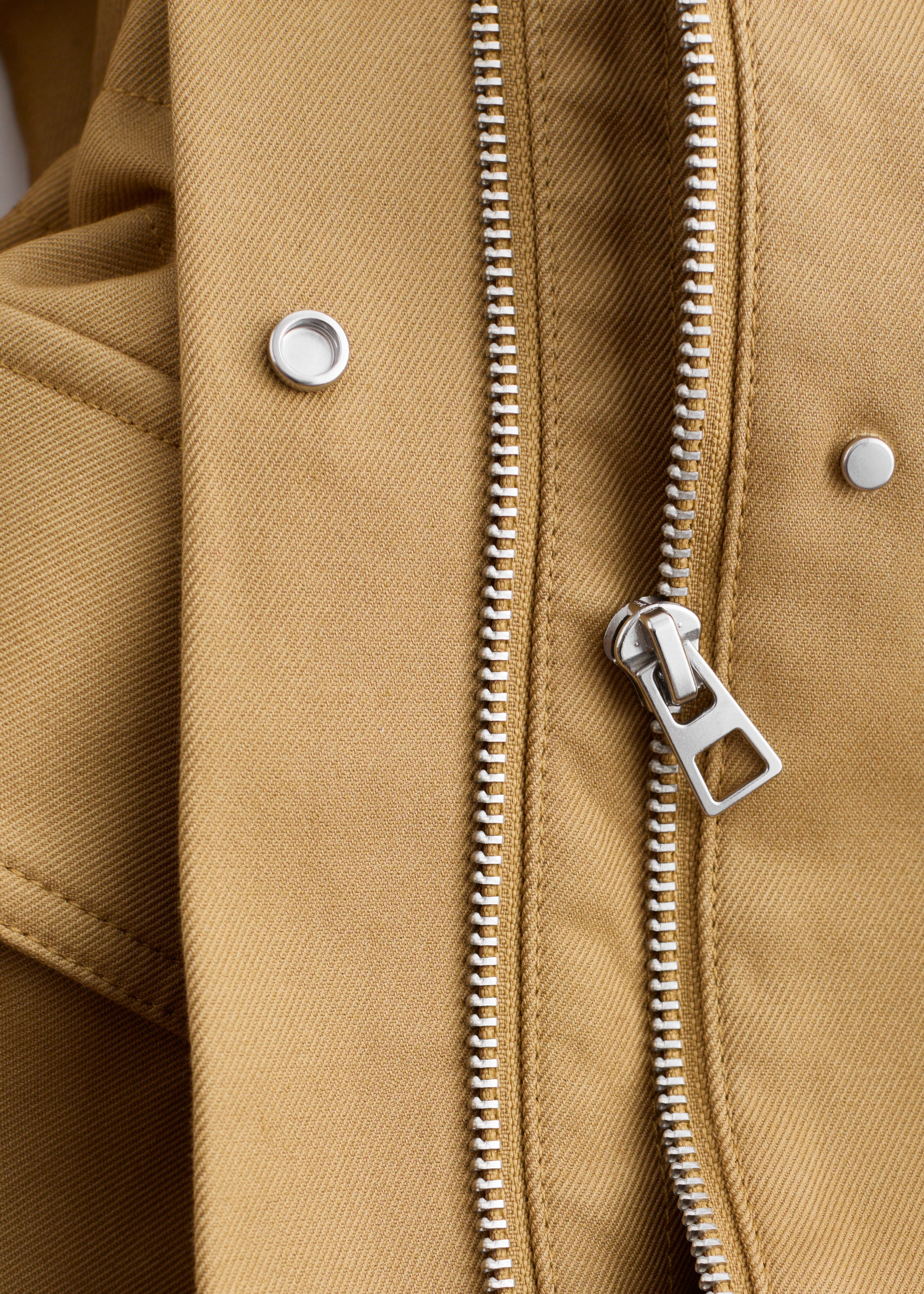 & Other Stories OVERSIZED DRAWSTRING UTILITY JACKET