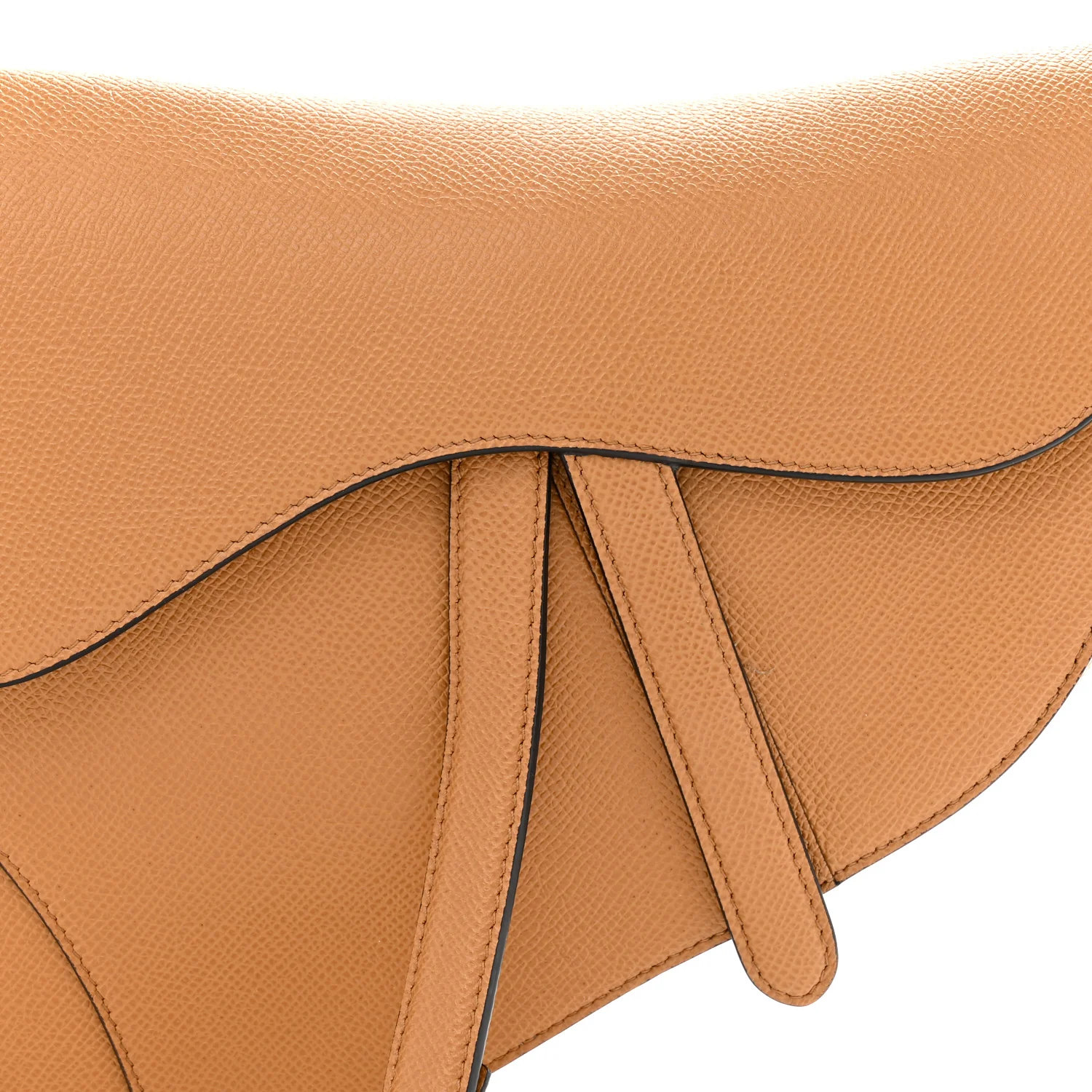 Grained Calfskin Saddle Bag Camello - Top Club