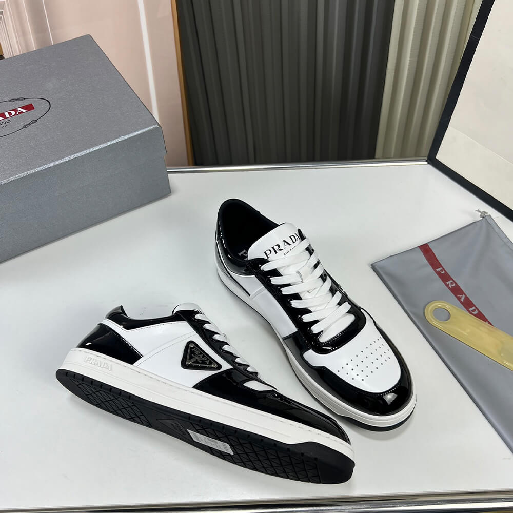 Prada Downtown nappa leather sneakers - Top Club