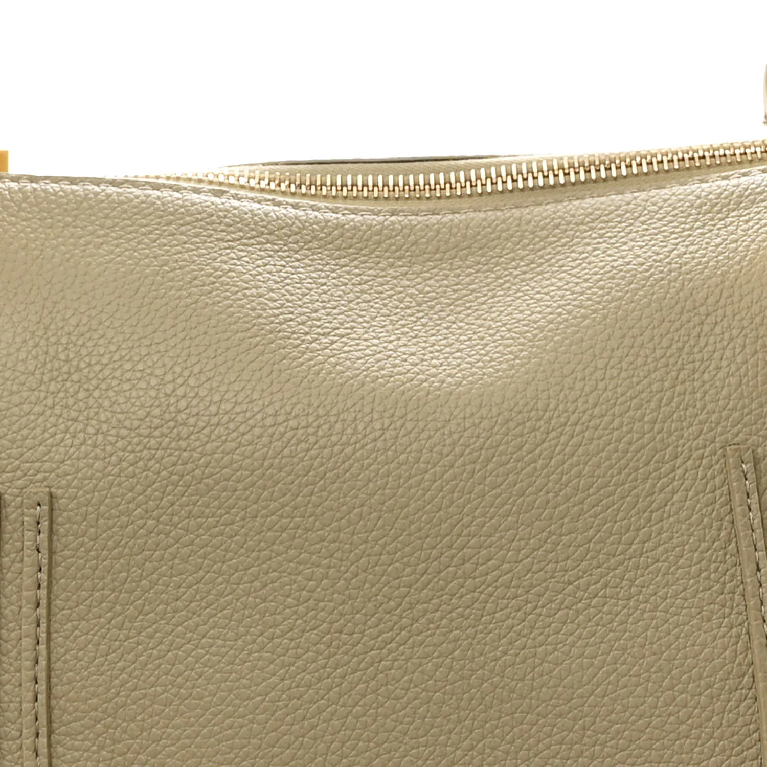 Calfskin Braided Medium Marcie Double Carry Slate Green - Top Club