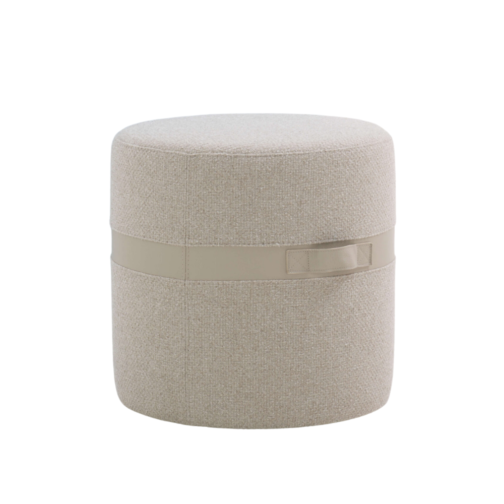 They & Me hocker Bronx lichtgrijs 50 x 50 cm