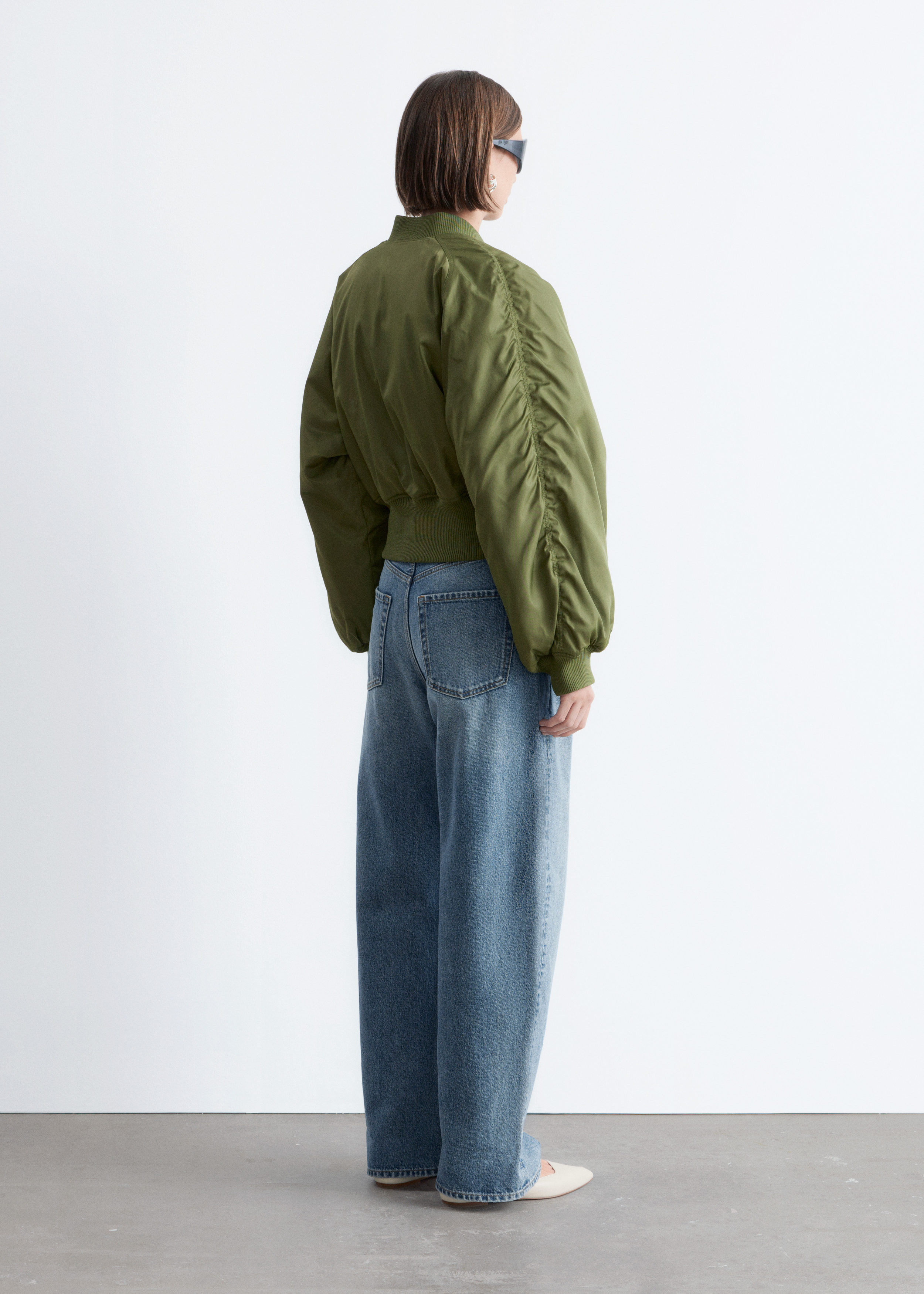 & Other Stories CROPPED BOMBER JACKET