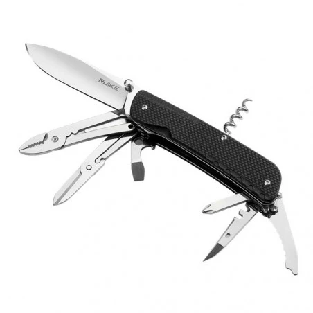 Opinel No8 Carbon + case – Pocket knife