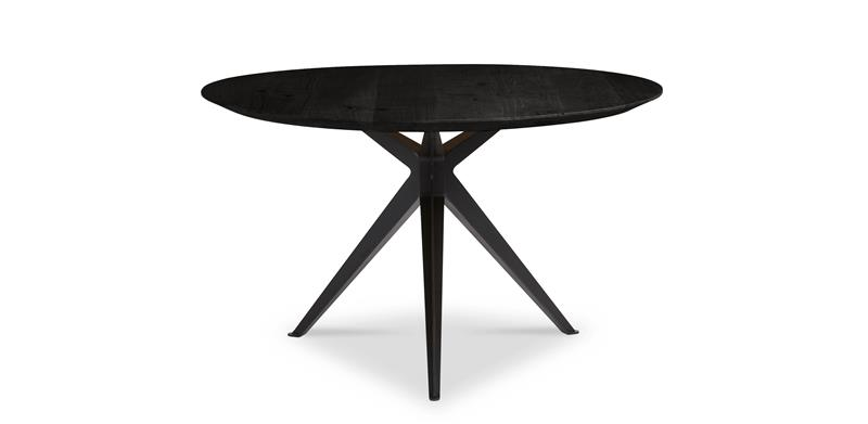 Eettafel Grayson antraciet ⌀150 cm