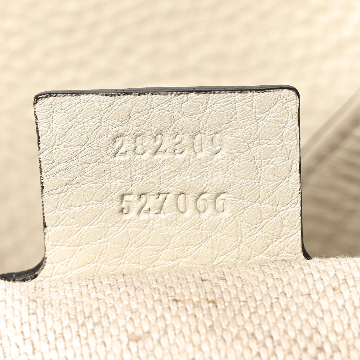 Pebbled Calfskin Medium Soho Shoulder Bag Off White - Top Club