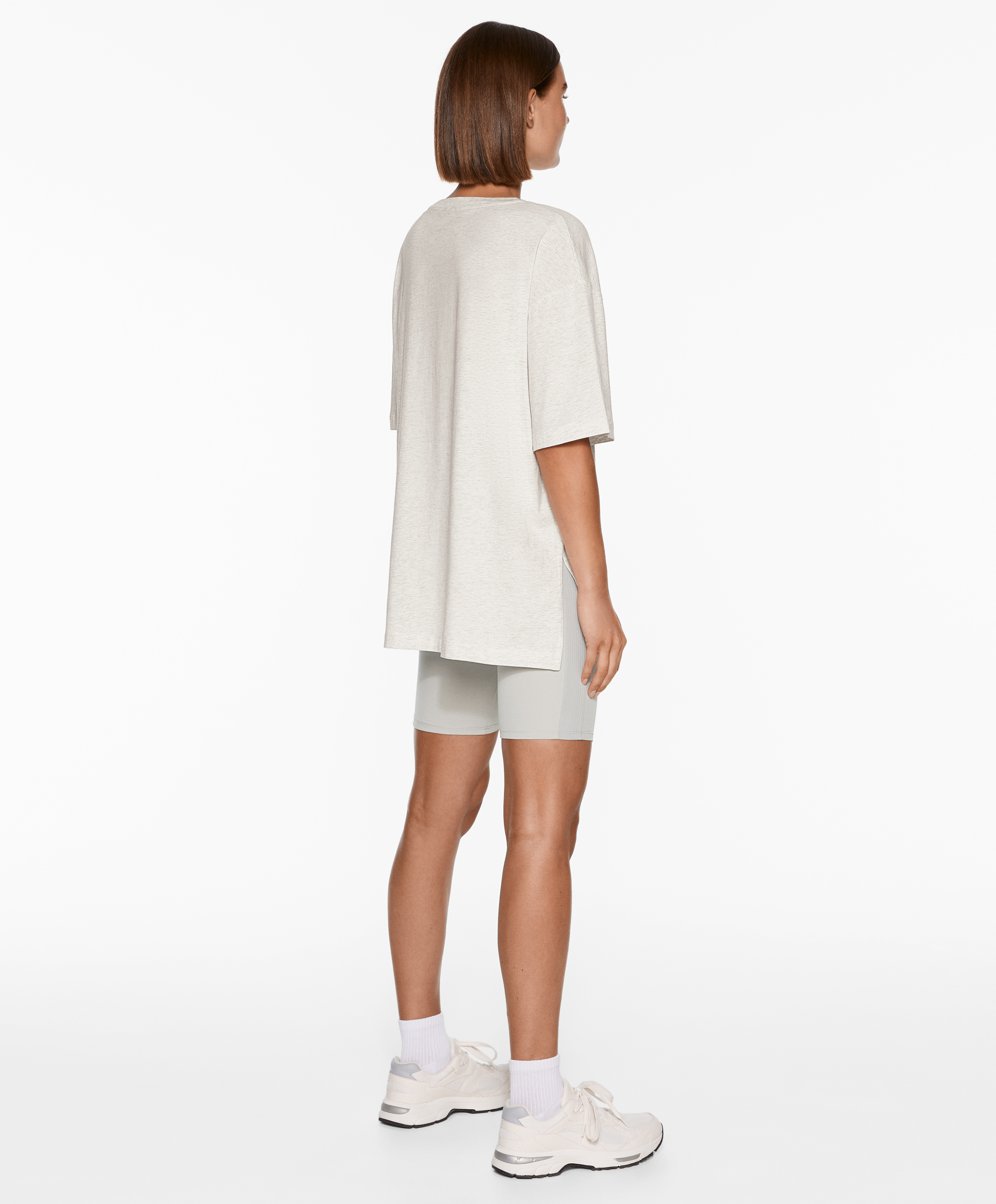 OYSHO Short sleeve cotton blend T-shirt
