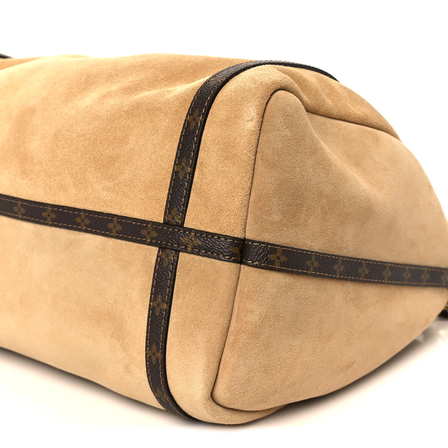 Suede Monogram Express MM Hazelnut - Top Club