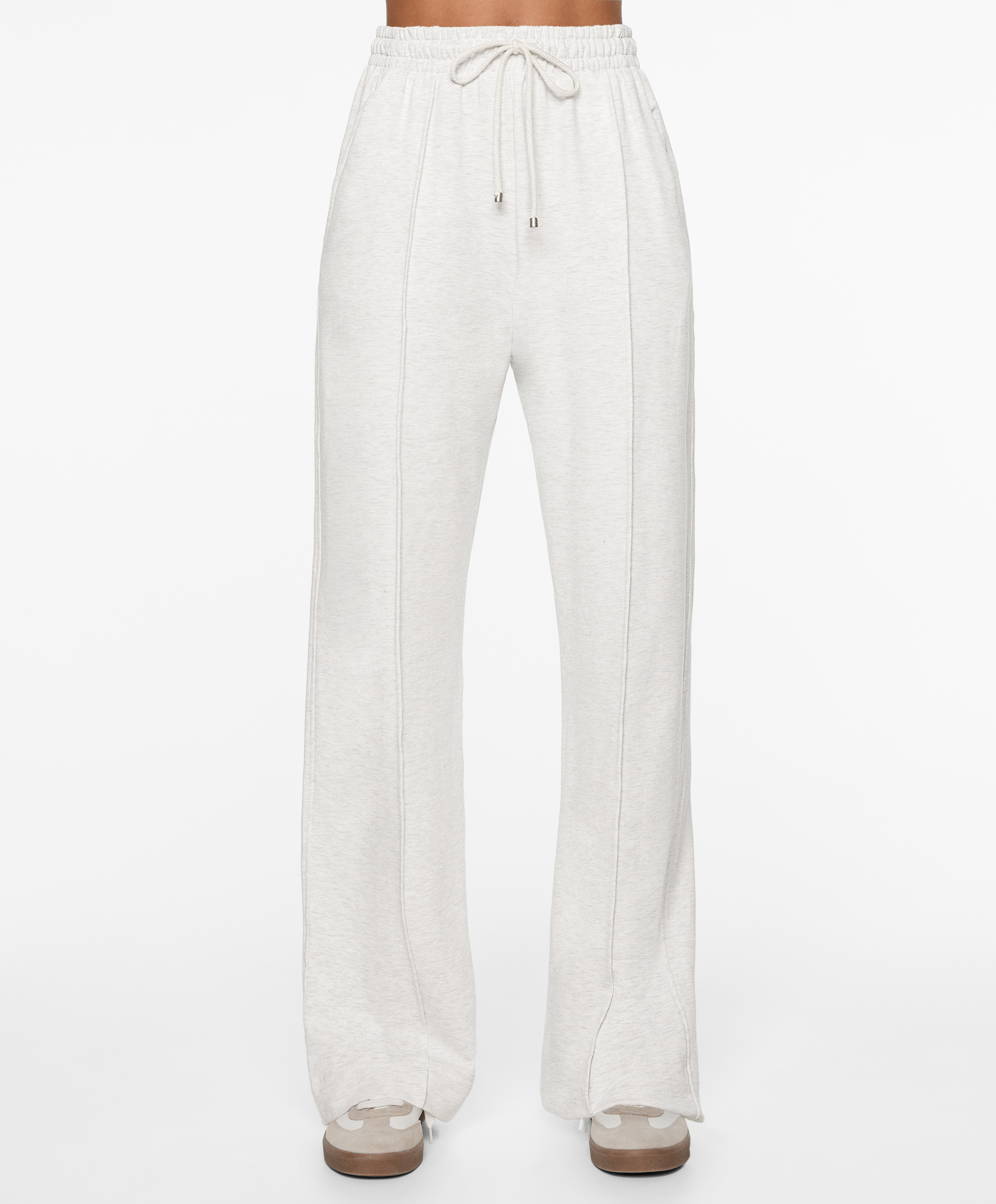 OYSHO Relaxed straight-leg trousers with cotton and modal