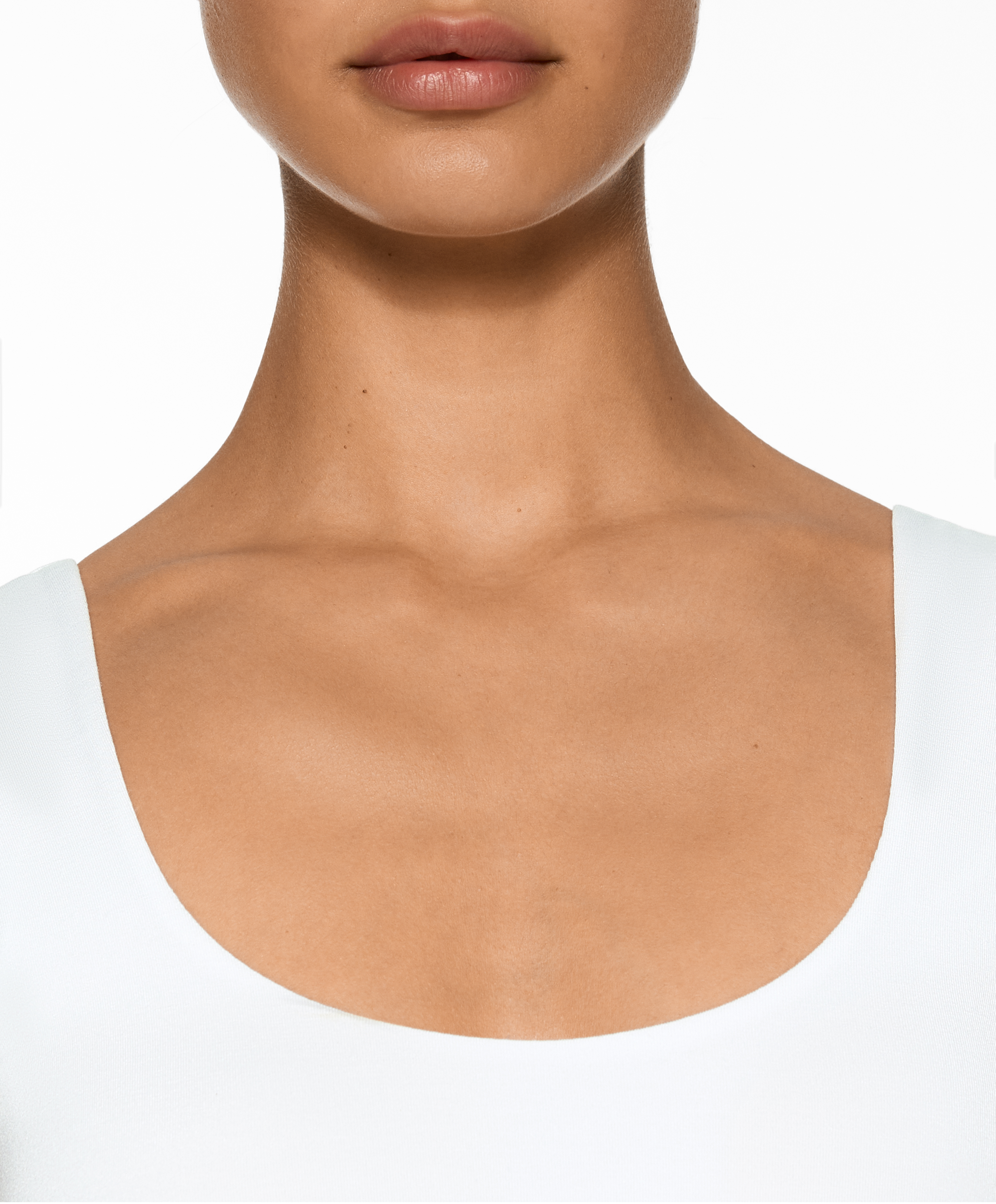 OYSHO Short-sleeved bra top with modal