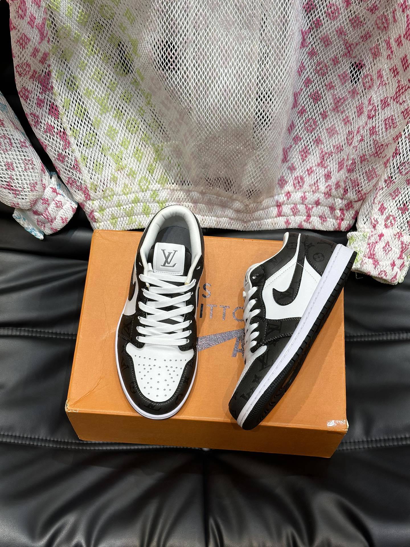 LV x Nike Collaborative Stylish And Comfortable Sneakers - Sneaker Replica Workshop