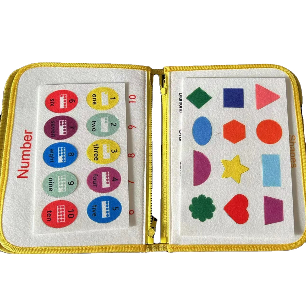 Timmy Travel Car Airplane Sensory Board Toddlers Educational Montessori Toys Fine Motor Skills Busy Board Made Fabric Felt